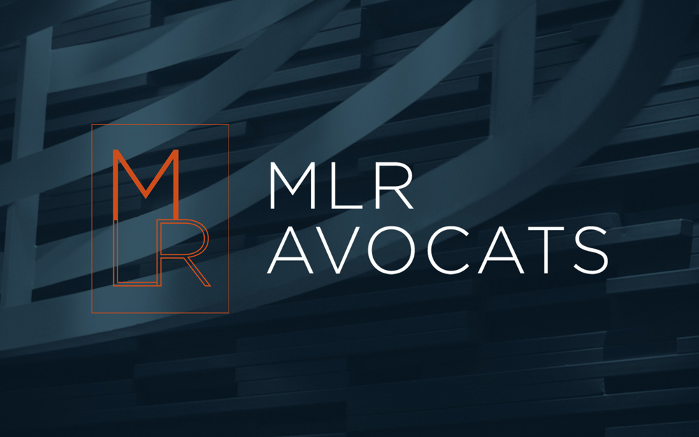 Identité visuelle et création de site MLR Avocats