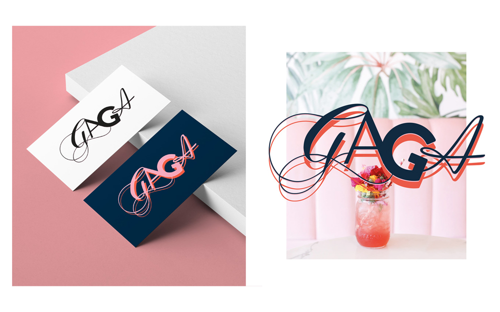 Création de logo et identité visuelle Bistrot Gaga